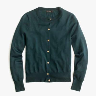 Lightweight Wool Jackie Cardigan Sweater Women's Sweaters J.Crew