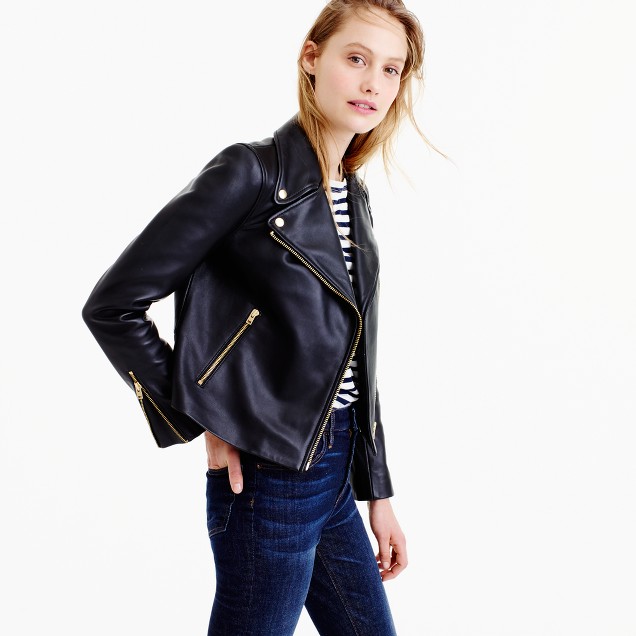 Collection Leather Motorcycle Jacket : Women's Coats & Jackets | J.Crew
