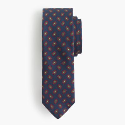 Italian silk paisley tie