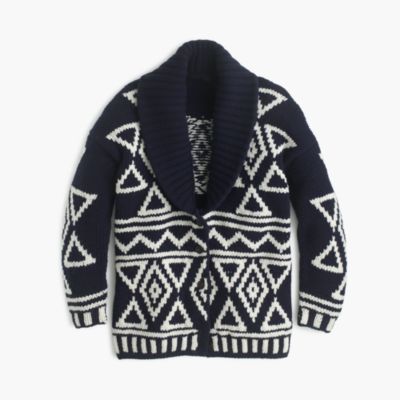 Collection Fair Isle cardigan sweater in lambswool J.Crew