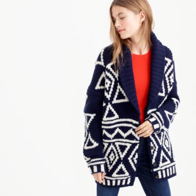 Collection Fair Isle cardigan sweater in lambswool J.Crew