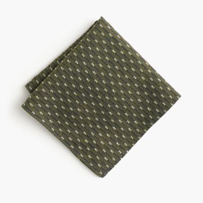 Kiriko&trade; Japanese cotton kasuri match pocket square