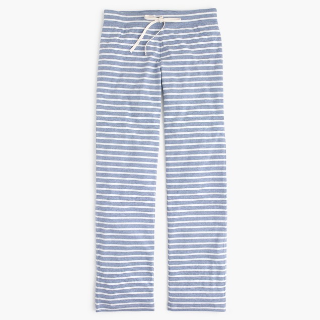 Petite dreamy cotton pant in stripe