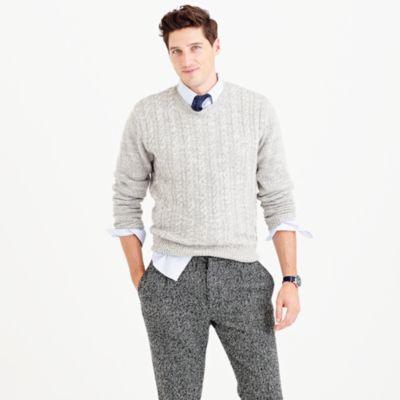 Italian wool cable sweater