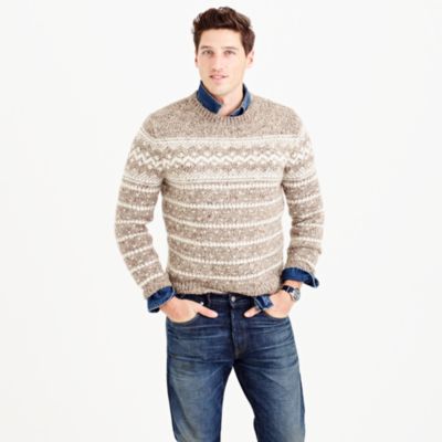 Wool Fair Isle sweater