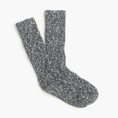 Marled cotton socks
