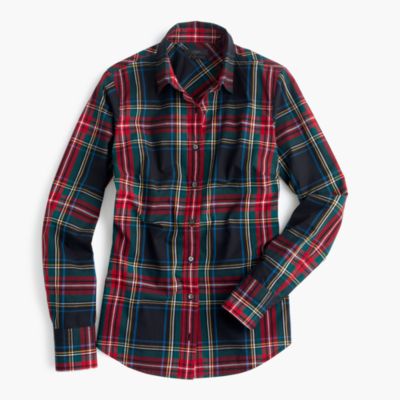 h&m womens plaid shirt