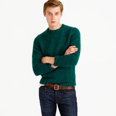 Italian wool crewneck sweater