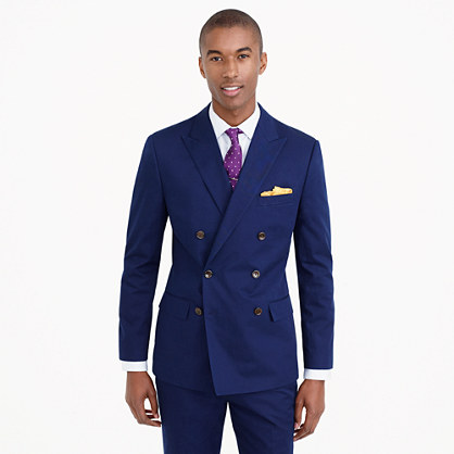 Ludlow Double-Breasted Suit Jacket In Italian Chino : Men's