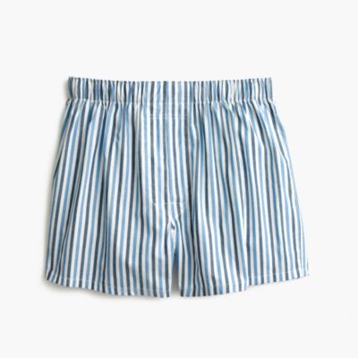 BlueStriped Boxers Men's Boxers J.Crew