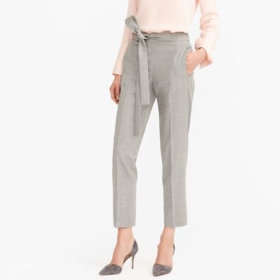 Tie-front pant in li