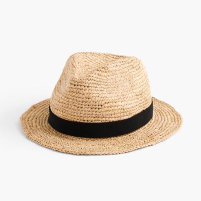 Packable straw hat J.Crew