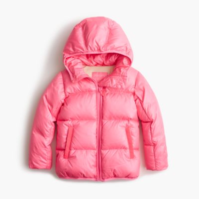 Girls' Marshmallow Puffer Jacket : Girls' Jackets & Coats | J.Crew