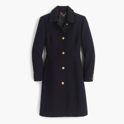 Lady Day Coat With Gold Buttons : Women's Coats & Jackets | J.Crew