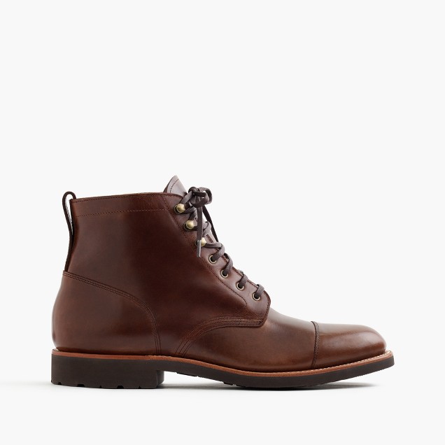 Kenton Leather Cap-Toe Boots : Men's Boots | J.Crew