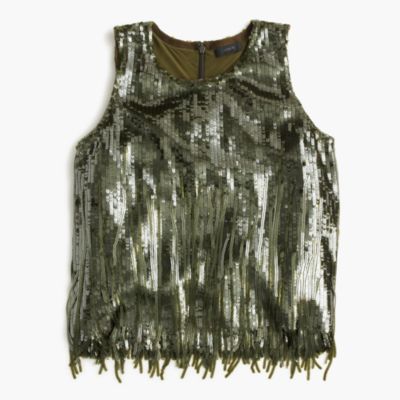 Collection sequin mermaid tank