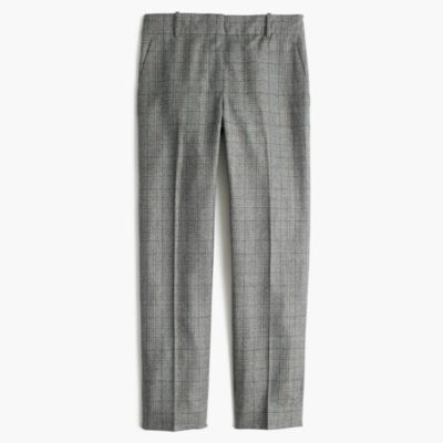 Collection Ludlow Pant In Wool Glen Plaid Women's Pants J.Crew