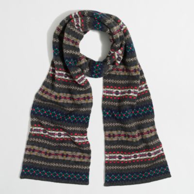 Fair Isle scarf