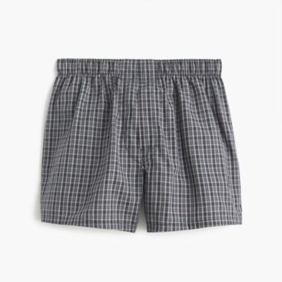 Grey Check Boxers Men's Boxers J.Crew