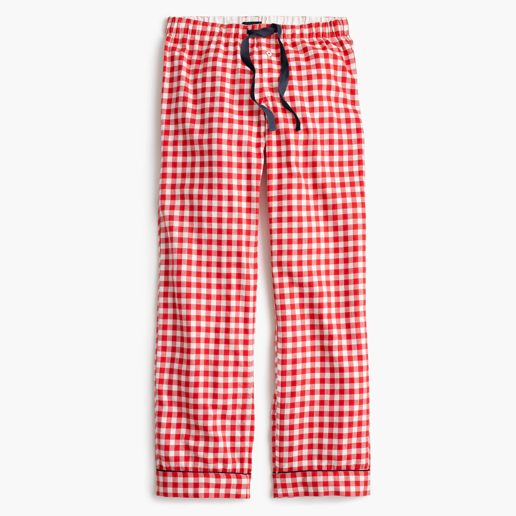 Tall Gingham Flannel Pajama Pant : Women's Pajamas & Sleepwear | J.Crew