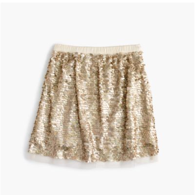 sequin and tulle skirt