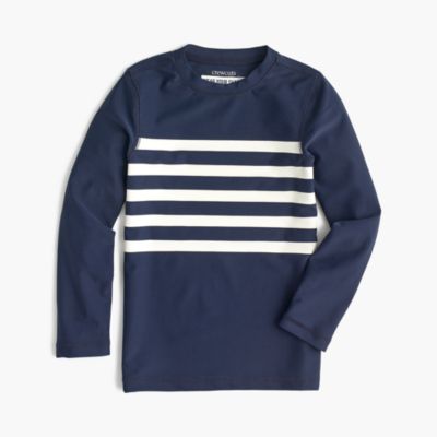 Boys' Striped Rash Guard Boys' Swim J.Crew