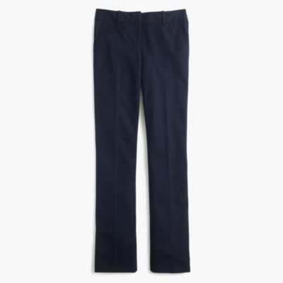 Campbell trouser in two-way stretch cotton : Women Straight | J.Crew