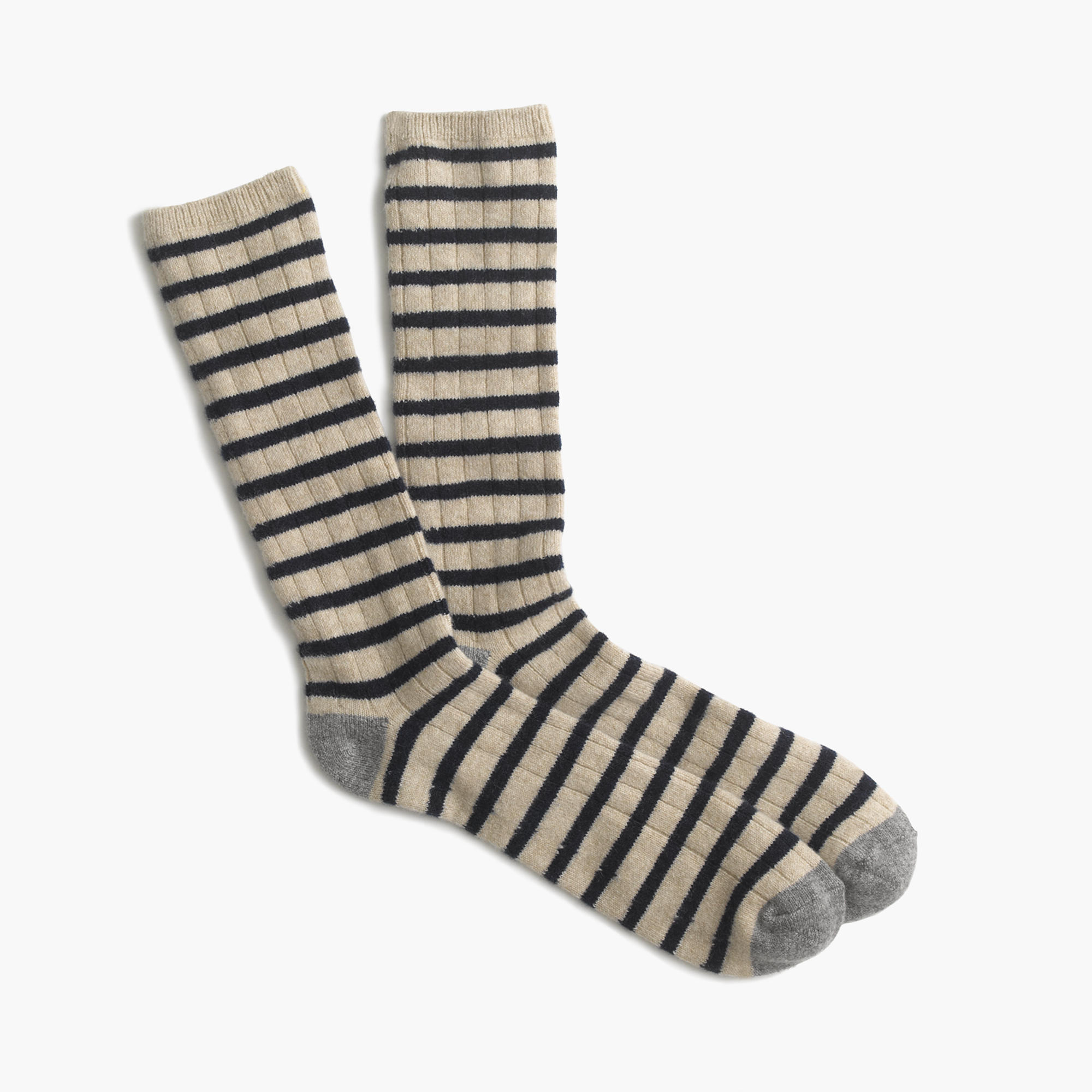 Italian Cashmere Striped Socks : Men's Socks | J.Crew