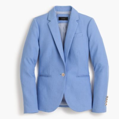 Campbell blazer in linen Women blazers J.Crew