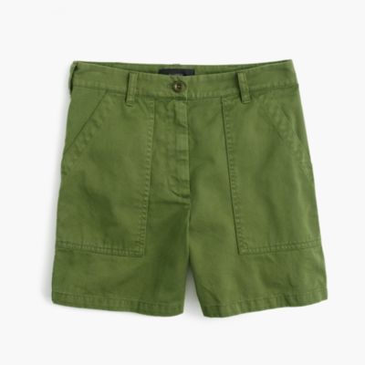 Chino camp short Women solid J.Crew