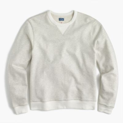 French terry crewneck sweatshirt Men sweatshirts J.Crew