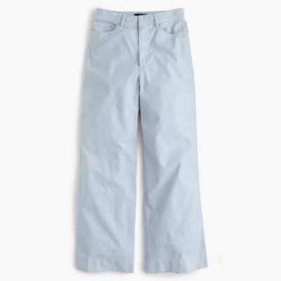 Cotton canvas highwaisted pant Women novelty J.Crew
