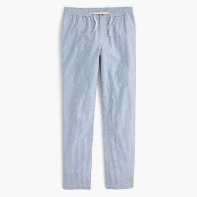 Seersucker drawstring pant J.Crew