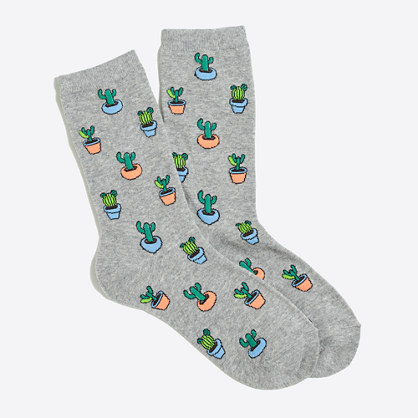 Cactus trouser socks